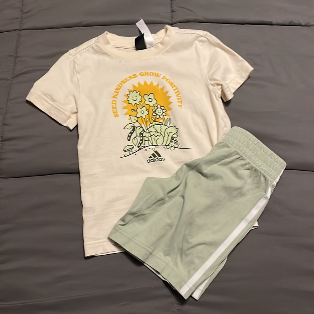 Adidas Shirt and Short Outfit